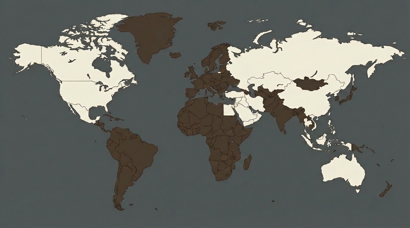 WATERCOME Global Distribution Map